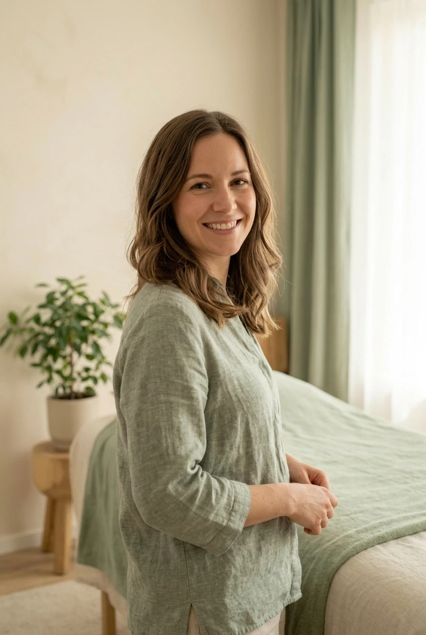 Sophie Marleau, réflexologue certifiée et praticienne en soins énergétiques — Cabinet Lumière Intérieure, Marseille